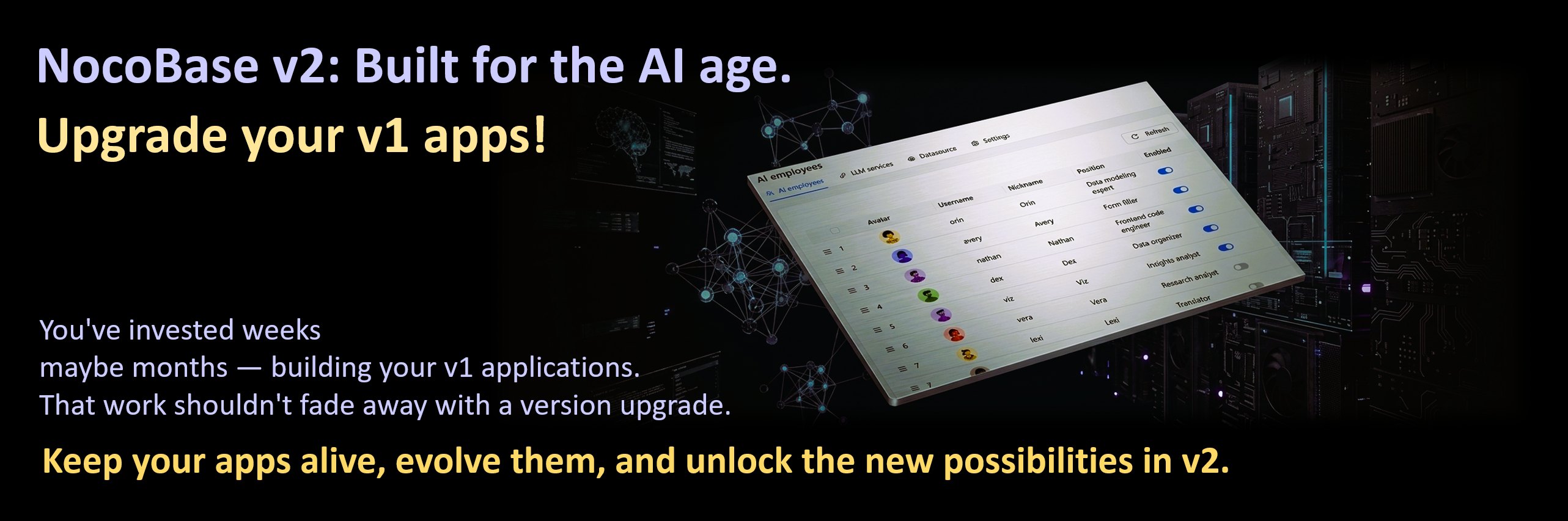 NocoBase Page Converter — v1 to v2 migration interface